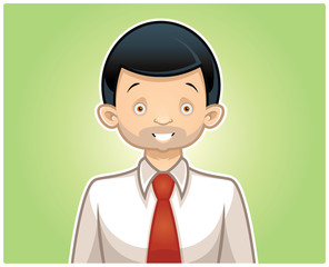 Vector businessman support