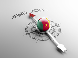 Fototapeta premium Cameroon Compass Concept