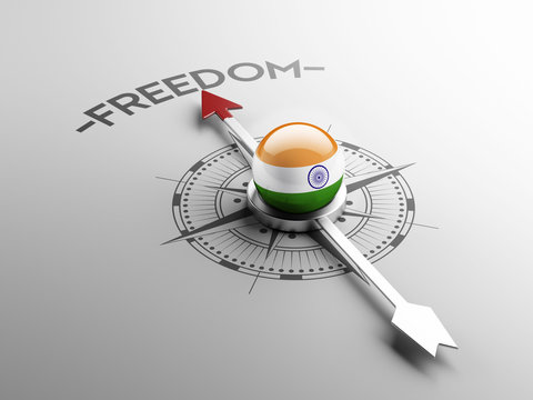 India Freedom Concept