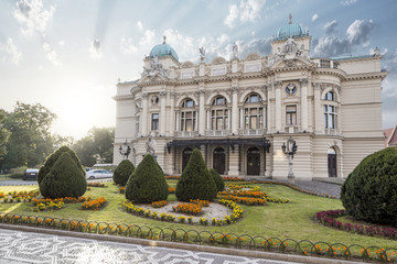 Fototapeta premium Slowacki's theater in Krakow