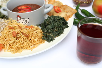 Pecel, indonesia traditional salad dish