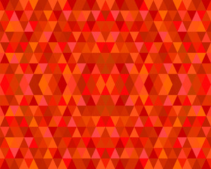 Red Mosaic Tiles Abstract Background