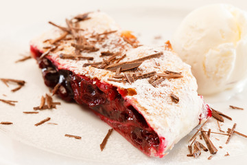 cherry strudel