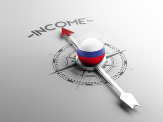 Russia Income Concept