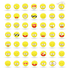 Set of Emotions vector cartoon