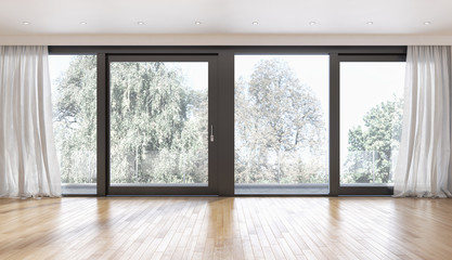 Fototapeta premium Empty Living room