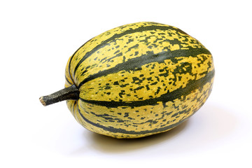 Courge sur fond blanc