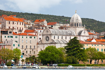 Fototapeta na wymiar Cathedral of St. James in Sibenik, Croatia