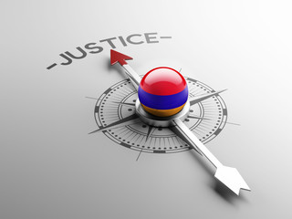 Fototapeta premium Armenia Justice Concept.