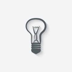 lightbulb energy icon