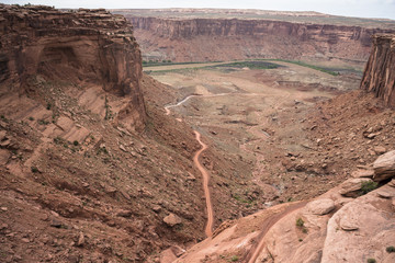 Mineral Bottom Switchbacks Dirt Road