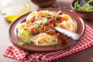 italian pasta spaghetti bolognese