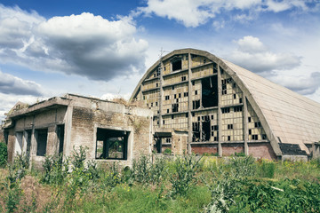 Ruined buildings