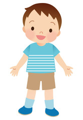 Fototapeta premium 幼い子供 男の子