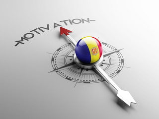 Fototapeta premium Andorra Motivation Concept