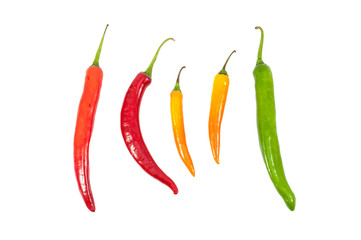 Colorful hot chilli