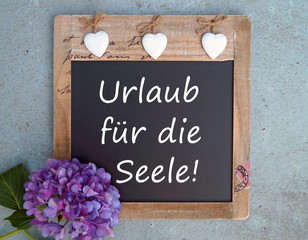 Urlaub f&uuml;r die Seele!