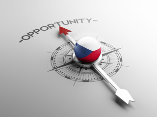 Czech Republic Opportunity Concept.