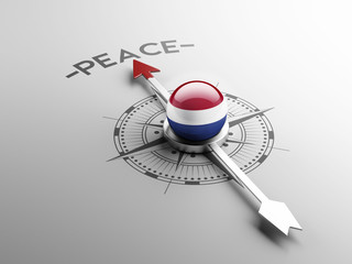 Fototapeta premium Netherlands Peace Concept.