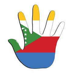 Comoros handprint