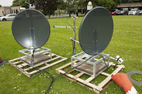 Parabolantennen auf dem Fernsehgel&auml;nde, Dublin
