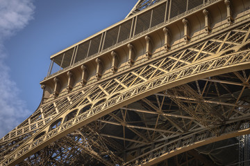 Architectural Detail of Eiffel Tower