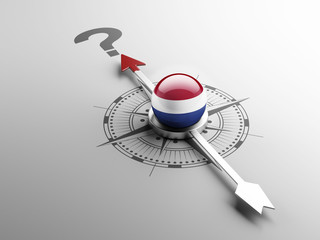 Fototapeta premium Netherlands Question Mark Concept