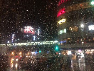 雨の東京