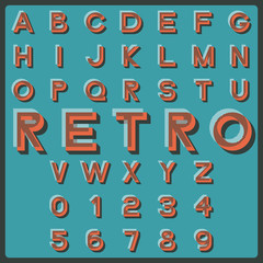 Retro font
