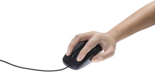 hand with mouse
