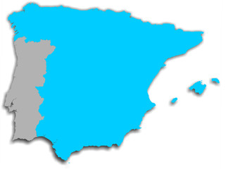 carte d'espagne