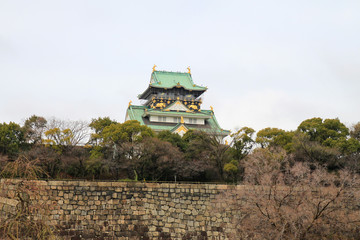 Naklejka premium Osaka castle