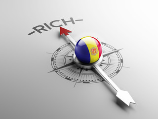 Fototapeta premium Andorra Rich Concept.