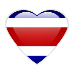 Costa Rica flag button.