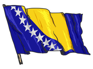 flag of Bosnia