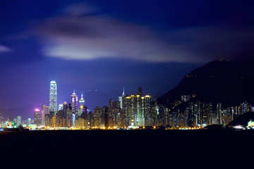 Fototapeta premium Hong Kong night