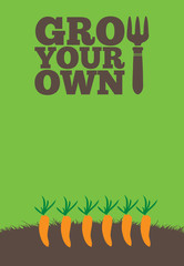 Grow Your Own poster_Carrots