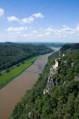 Elbsandsteingebirge, Sachsen, Deutschland