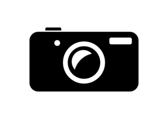 Camera icon on white background