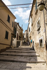 Scalinata nel paese vecchio