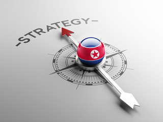 Fototapeta premium North Korea Strategy Concept