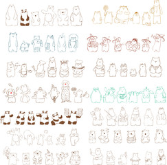 sketch bears