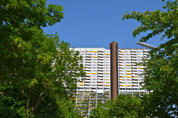 Modern architecture in Alterlaa, Vienna, Austria