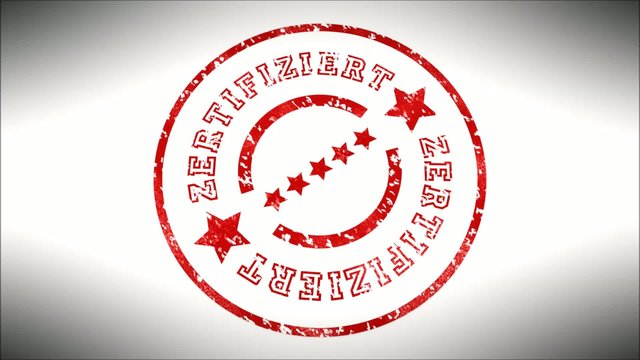 Stempel Zertifiziert