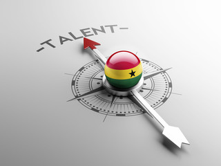 Fototapeta premium Ghana Talent Concept