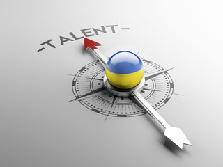 Fototapeta premium Ukraine Talent Concept