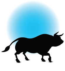 Bull Silhouette