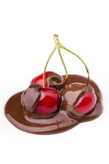 ciliege con cioccolato