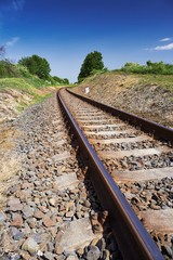 Fototapeta premium The railroad tracks