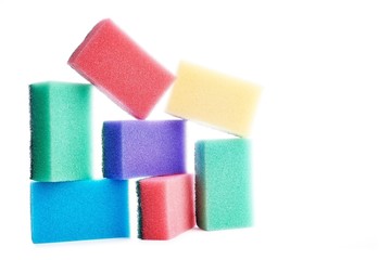 Colored sponges